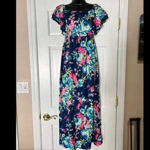 Floral Print Maxi Dress